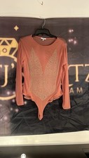 NWOT Iris Plus Size 2X Embellished Bodysuit