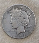 1928-P Peace Dollar (Rim Bumps)