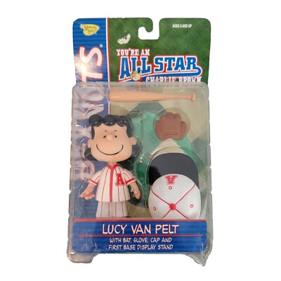 Memory Lane Peanuts You're an All Star Charlie Brown Lucy Baseball Figure