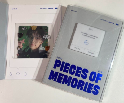 ENHYPEN JUNGWON Pieces of Memories 2020-2021 Official Photobook W