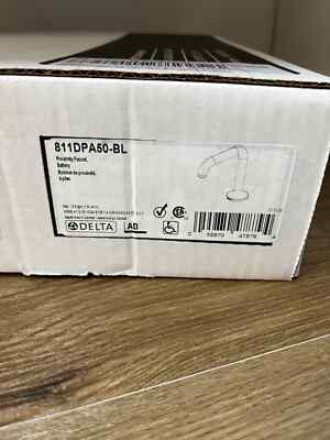 Delta 811DPA50-BL 0.5 GPM Single Hole Bathroom Faucet