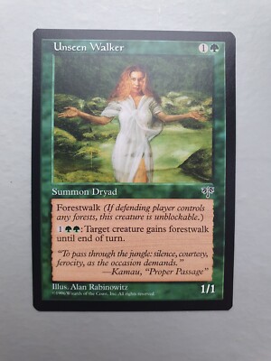 Unseen Walker, MTG Mirage (1996) Uncommon Green Creature NM