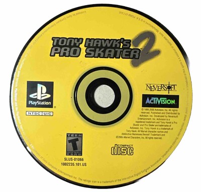 Tony Hawk's Pro Skater 2 - Sony PlayStation 1 - PS1 -  *Disc Only*