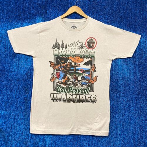 Smokey the Bear Only You Can Prevent Wildfires Promo Tee M