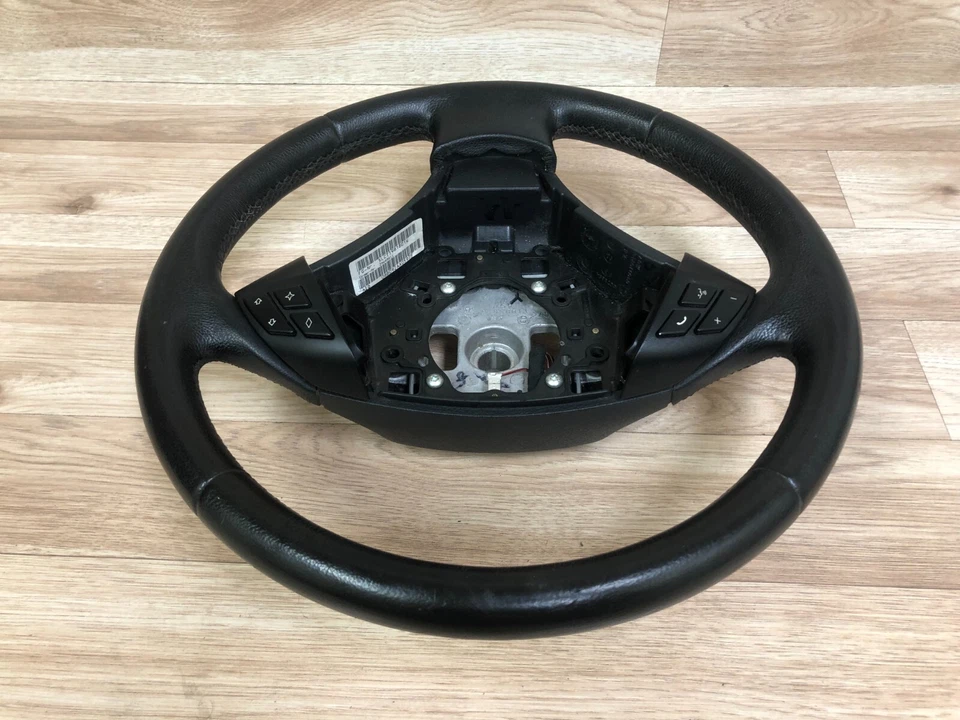 BMW E60 528 535 550 M5 OEM ПЕРЕДНИЙ КОЖАНЫЙ РУЛЬ ЧЕРНЫЙ 2008-2010 - Изображение 4 из 4