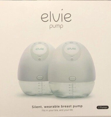 Elvie Hands-Free Wearable Ultra-Quiet Double Breast Pump - NEW & FACTORY Sealed