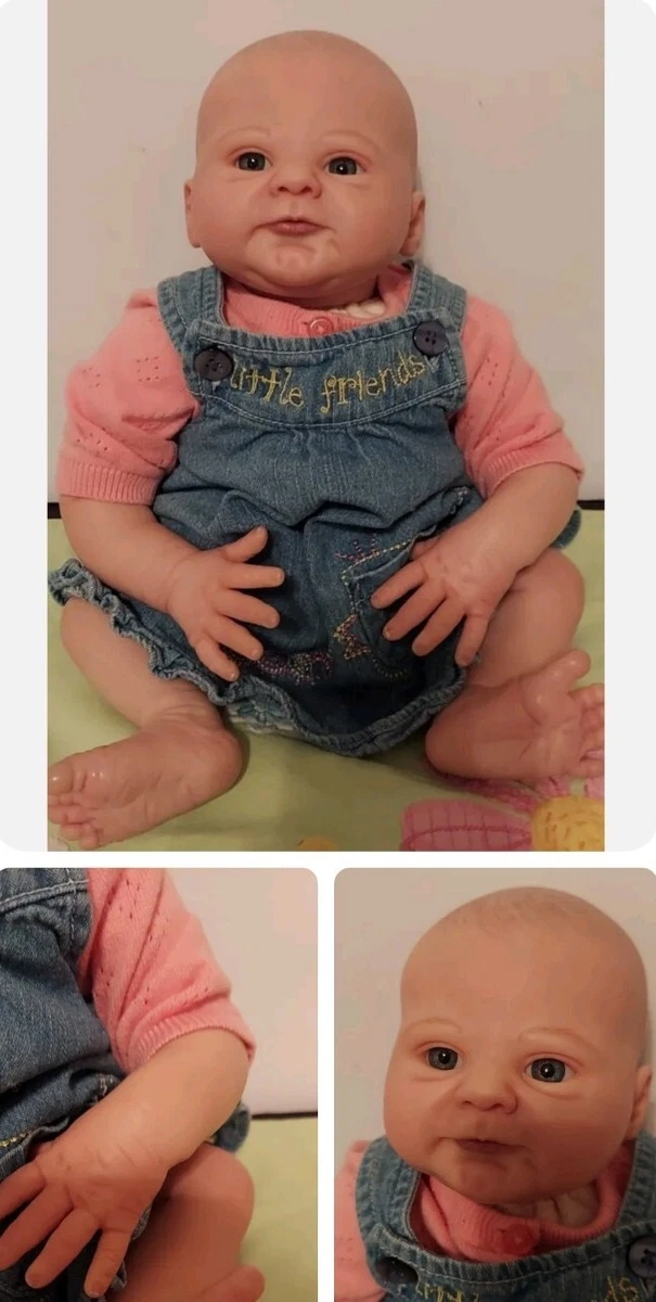 Reborn Doll Elisa Marx High End Baby Girl Green Glass Eyes