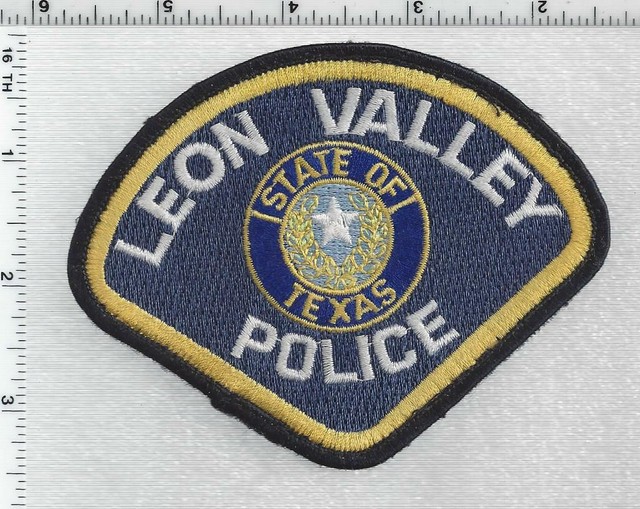 Leon Valley Police (Texas) 1st Issue Shoulder Patch eBay