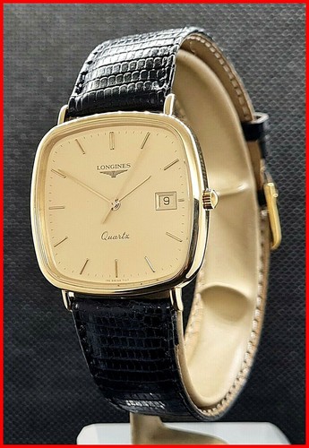 Perfect Longines Extra Slim Quartz 18k 