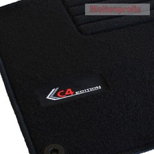 Mattenprofis Velours Fußmatten Edition Logo für Citroen C4 II B7 ab Bj.11/2009 