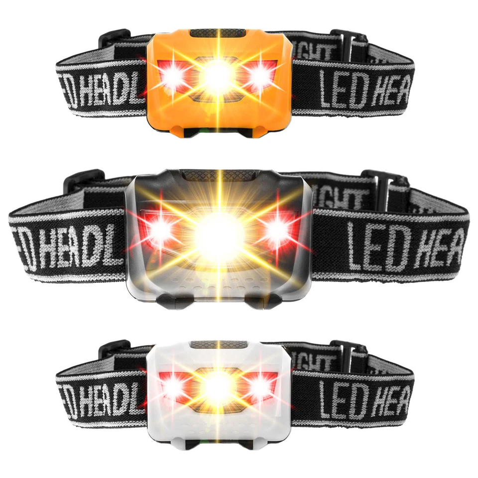 LED Linterna Frontal Luz de Cabeza 4 Modos - Jogging, Handwerkerlampe XAiOX ‼️ - Imagen 2 de 4