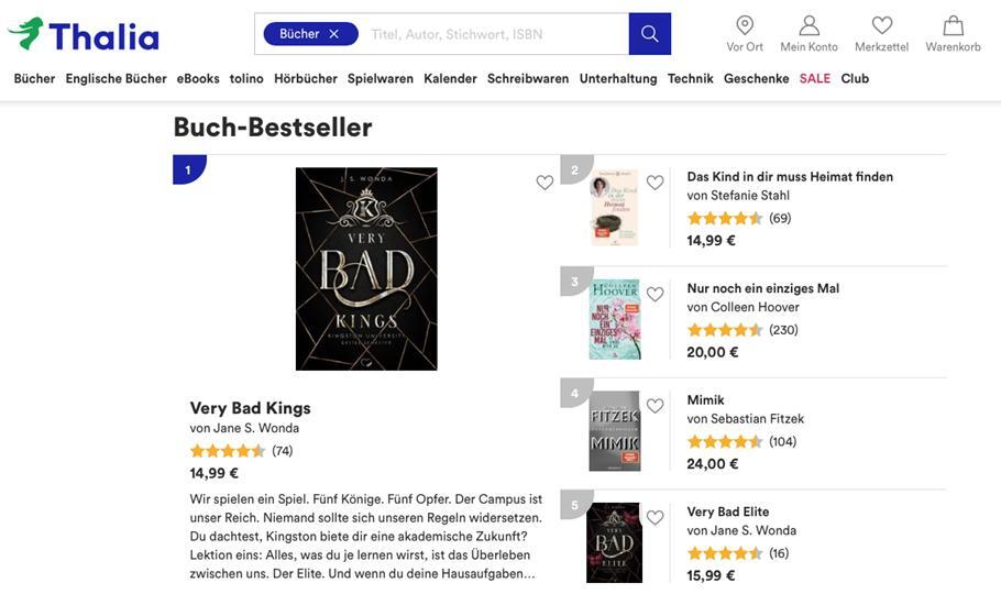 Thumbnail - J. S. Wonda Very Bad Kings