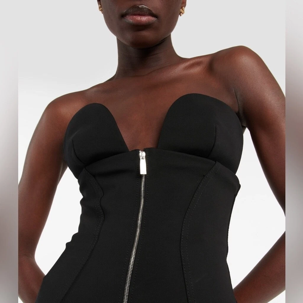 Abito midi in crepe OFF WHITE Ablohland