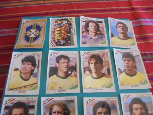 1986 Brasil Set completo Copa Mundial México 86 pegatinas Panini - Imagen 2 de 6