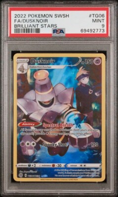 2022 Pokemon Sword & Shield Brilliant Stars TG06 Full Art Dusknoir
