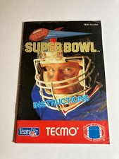Tecmo Super Bowl Super Nintendo Instruction Manual ONLY