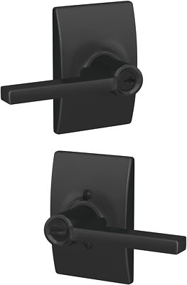 Schlage Latitude Single Cylinder Keyed Entry Door Lever Set - F51A LAT CEN