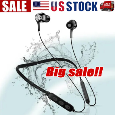 Waterproof Bluetooth 5.0 Earbuds Stereo Sport Wireless Headphones in Ear Headset