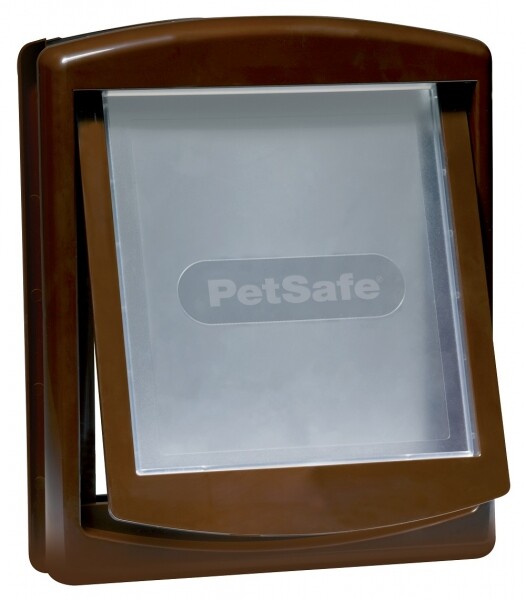 Petsafe 2-Wege-Staywell HaustiertüR Katzenklappe Hundeklappe Braun K755SGIFD-image