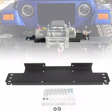 For Jeep Wrangler YJ TJ 87-06 Utility 2-DOOR Steel Winch Mounting Plate 12000 lb