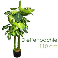 Dieffenbachie Kunstpflanze Kunstbaum KüNstliche Pflanze 110Cm Decovego