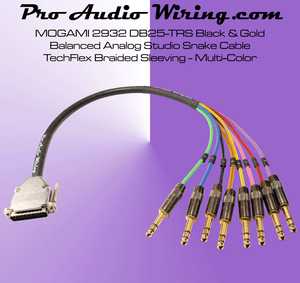 MOGAMI 2932 DB25-BGGG High Clarity schwarz & Gold Studio Snake Cable - (3ft.) MOGAMI 2932 DB25-BGGG High Clarity schwarz & Gold Studio Snake Cable - (3ft.)