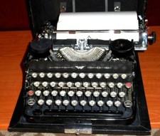 Typewriter 1930’s vintage Continental Wonderful Standard in Working Order+     thumbnail