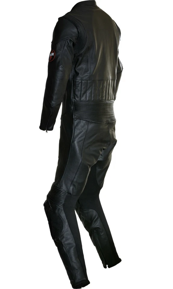 PANTHER Black Matt LEATHER Motorcycle One Piece Biker Suit XXL EU 56 UK 46" UKFD - Image 3 of 4
