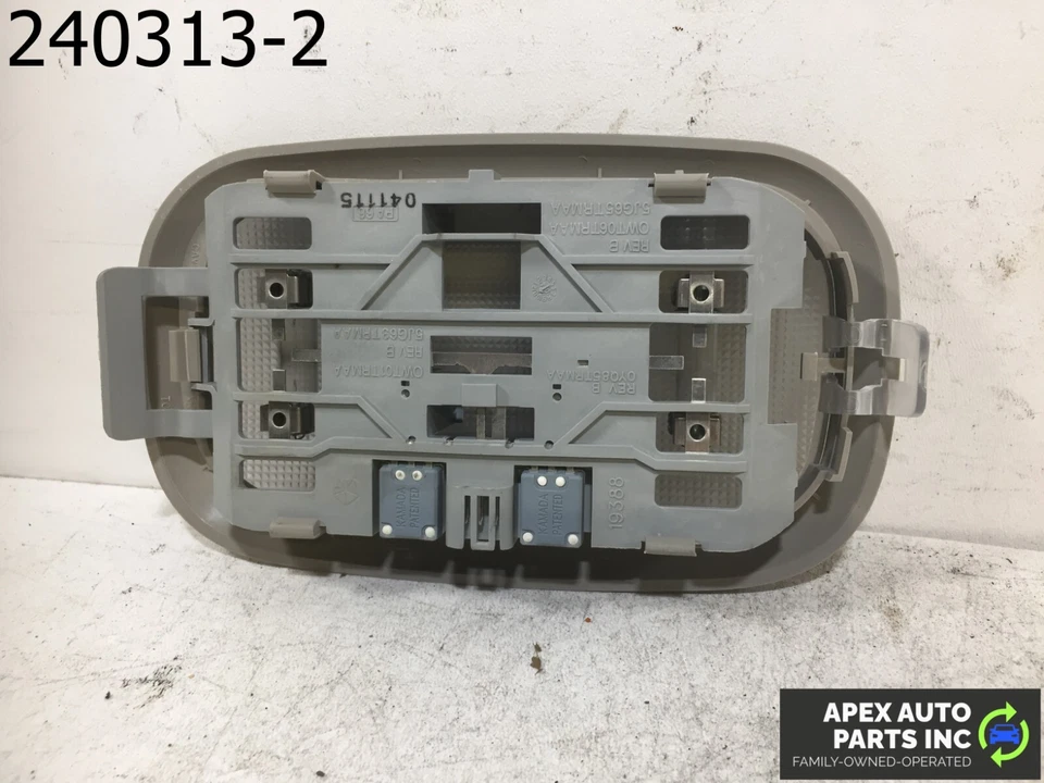 Luz domo Dodge Durango 2005 OEM LÁMPARA SUPERIOR LECTURA INTERIOR TECHO TRASERO Foto 4 de 4