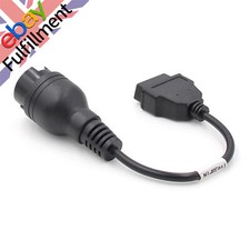 30cm 38 Pin to 16 Pin OBD2 Adapter Cable Connector Diagnostic Tool For Iveco