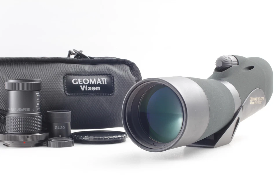 N MINT+++ In Case Vixen Geoma II ED 67-S Spektiv GL20 Adapter G