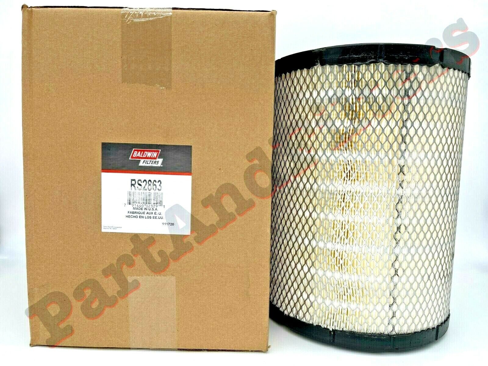 RS2863 Baldwin Air Filter  Replaces Ford F3HZ-9601-A, GMC 15619013, RE34962