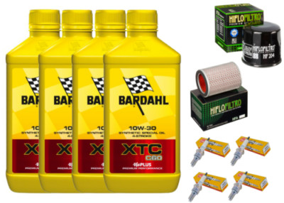 INSPEKTIONSSET HONDA CB/900 F HORNET BARDAHL XTC 10W30 / ÖLFILTER LUFT KERZEN