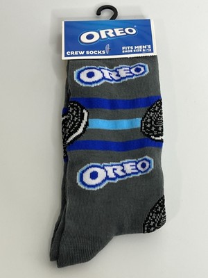 Oreo Socks Graphic Crazy Funny Wacky Silly Novelty Gift Odd Fun Crew Mens Dad