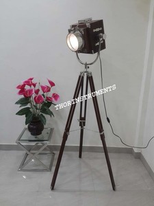 Nautical Camera Searchlight Studio Spot Light Floor Lamp With