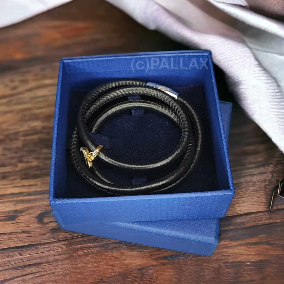 SWAROVSKI NAPPA-LEDER-ARMBAND MIT CHARM-ANHÄNGER "TRUE LOVE" - Bild 3 von 4