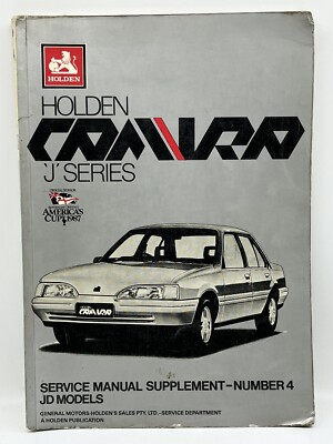 HOLDEN J SERIES FACTORY HOLDEN PARTS & TEXT MANUAL Genuine CAR AUTO SERVICE JD