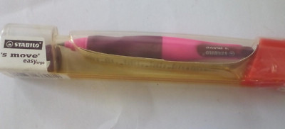 Stabilo´s move  easy ergo-Bleistift + Spitzer, pink für Kinder, L