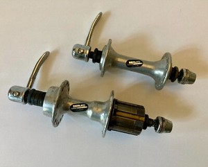 Vintage Shimano Sealed Mechanism FH-M452 and HB-M451 MTB hub set with QR skewers
