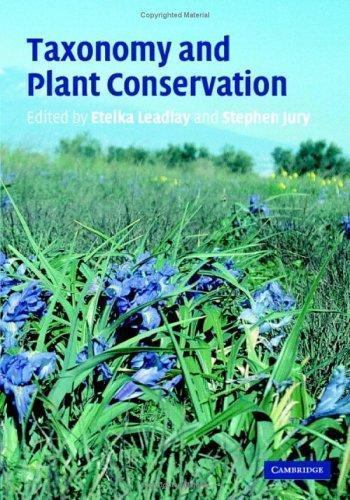 Taxonomy and Plant Conservation Leadlay Jury Paperback 9780521607209