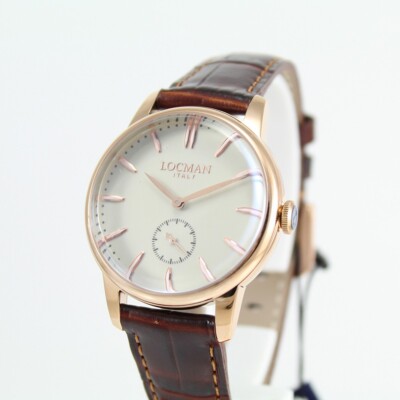 Locman Herrenuhr Kollektion La Doce Vita 1960 Etui PVD Pink 37 MM