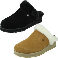 Ladies Bobs From Skechers Snow Magic 31245 Casual Slippers