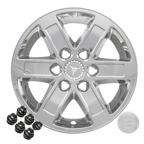 2007-2013 GMC Sierra 1500 # IMP-358X 17" 6 Lug Chrome Wheel Skins NEW SET/4 - Picture 6 of 12