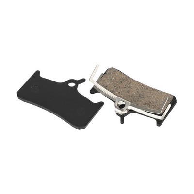 Schwarze rechteckige Scheibenbremsbeläge mit Ohren 801 Bremssatt
