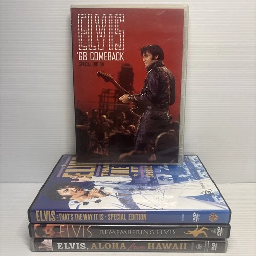 Elvis Presley DVD Lot – Comeback Special, Aloha Hawaii, That’s The Way It Is + 1