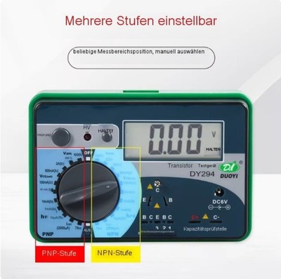 Digitaler Transistor-DC-Parameter Dy294 für Kondensatoren, Induktivitäten