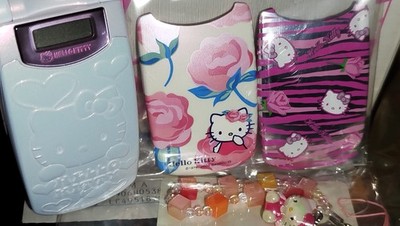 Hello Kitty au flip phone #PCIFQM 2002 VINTAGE AU: A3014S SANRIO
