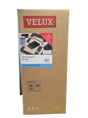 Velux EDL C06 0000 Size C01/C04/C06 Low-Profile Flashing Kit, New Unopened Box