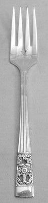 CORONATION by Oneida Silver Plate Salad Fork 6.11'' Model B Used Made In USA