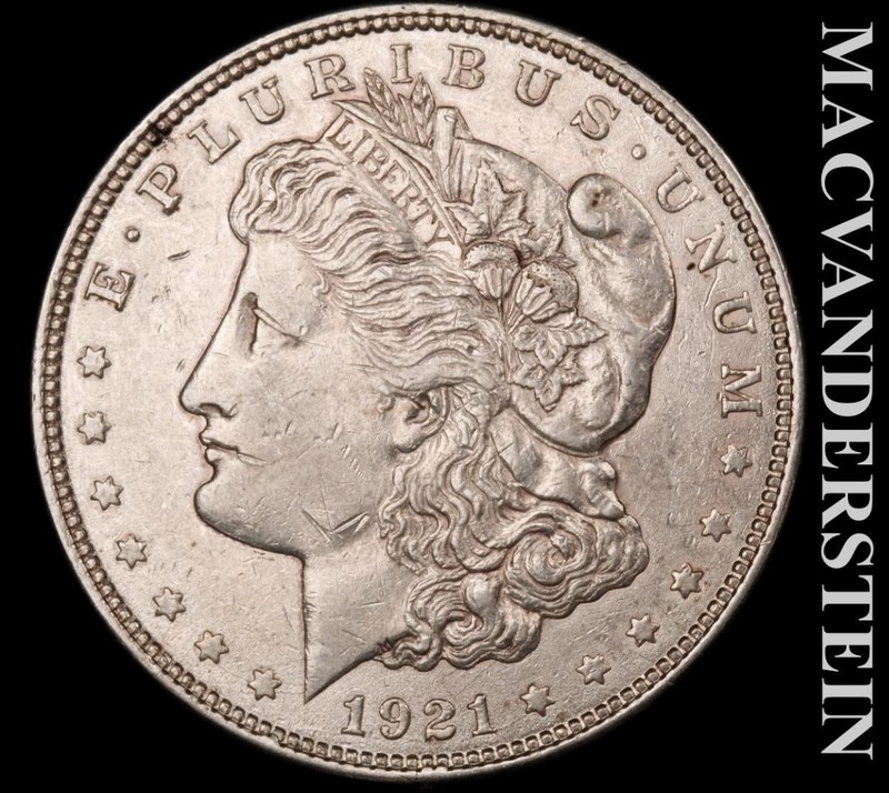 1921 Silver Morgan Dollar - Scarce  High Grade  Lustrous  No Reserve  #L3202